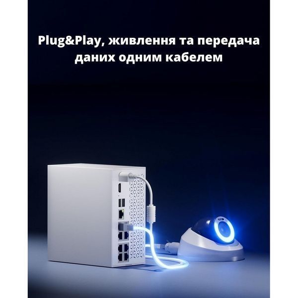 Комплект IP видеонаблюдения CYVIO POE Dome 2Kit 4MP N2402D