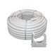 Комплект: гофротруба Light ДКС ПВХ D 25 (50 м) сіра + кліпси для гофри 25 мм (50 шт/уп) сіра 1154261 фото 1
