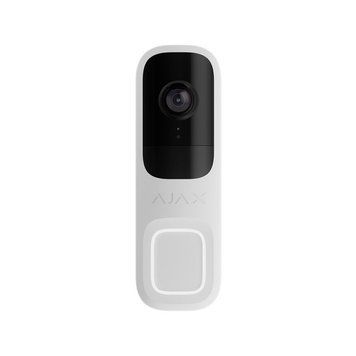 Видеозвонок Ajax DoorBell white со встроенным искусственным интеллектом, ИК-сенсором и управлением в приложениях 302645 фото