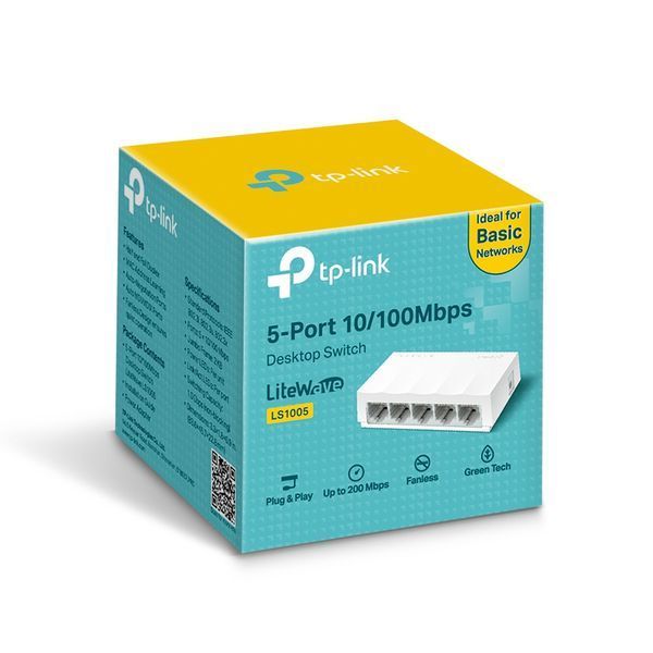Коммутатор TP-Link LiteWave LS1005 5-портовый неуправляемый 144802 фото