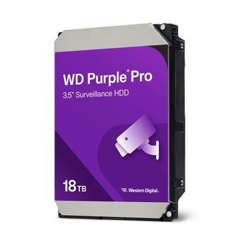 Жорсткий диск 18TB Western Digital WD Purple Pro WD181PURP для відеоспостереження з AI