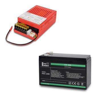 Комплект бесперебойного питания БП Faraday Electronics UPS 55W Smart ASCH PL (LFP) + литиевый (LiFePO4) аккумулятор 12В 8А&middot;ч Full Energy FEG-128