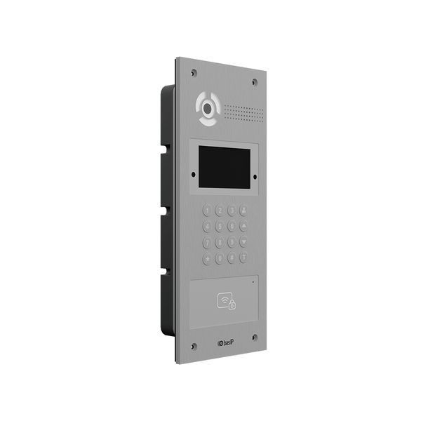 Багатоабонентська IP панель виклику Bas-IP AA-07BD silver зі зчитувачем UKEY для IP-домофонів 266234 фото