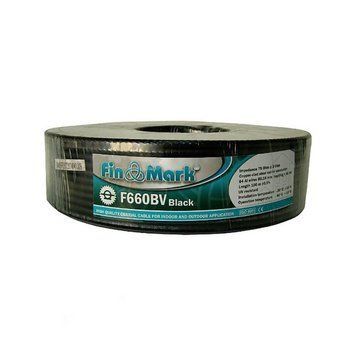 Кабель FinMark F 660 BV black бухта 100м