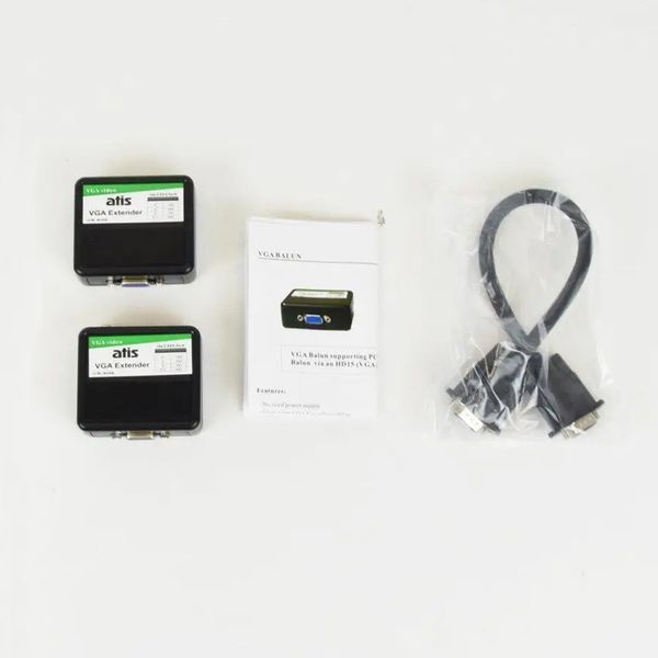 Пассивный приемник-передатчик ATIS VGA Extender VGA-видео и RJ45 114881 фото
