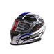 Мотошлем интеграл Beon B-503 SINGLE VISOR ANGLE TEAR SHINY WHITE/BLUE (глянец белый/синий), размер L 298711 фото 3
