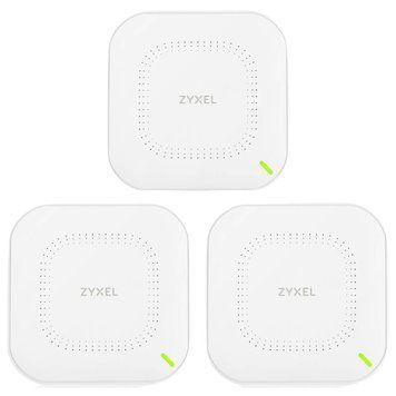 Точка доступа ZYXEL NWA110AX 3-pack AX1800, 1xGE, WiFi 6, Nebula, PoE, MU-MIMO, 3 точки без инжекторов (NWA110AX-EU0103F) 216067 фото