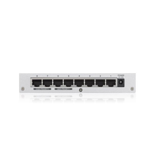 Коммутатор на 8 портов ZyXEL GS-108B v3 (GS-108BV3-EU0101F) в металлическом корпусе 188937 фото