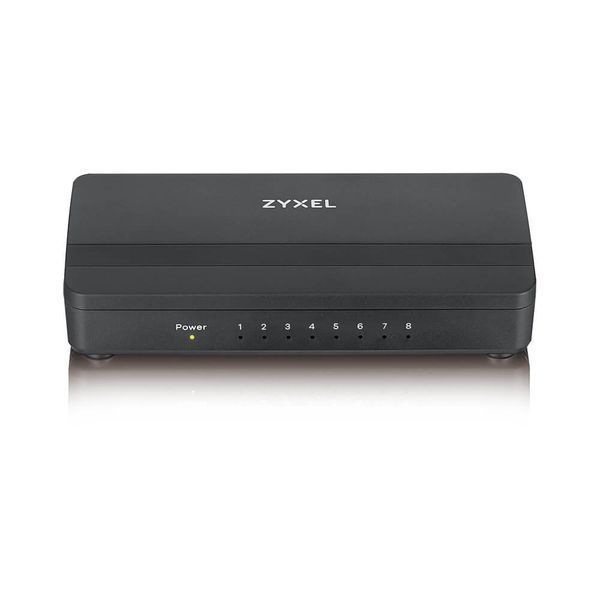 Коммутатор на 8 портов ZyXEL GS-108S v2 (GS-108SV2-EU0101F) в пластиковом корпусе 188869 фото