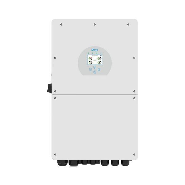 Инвертор Deye SUN-16K-SG01LP1-EU WiFi (16 kW, 1 фаза, 3 MPPT, LV) гибридный однофазный чистая синусоида