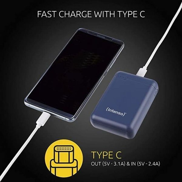 Повербанк Intenso Powerbank XS 10000 (dark blue) емкостью 10000 мА&middot;ч 233779 фото