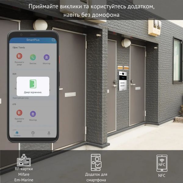 IP-вызывная панель 2 Мп Akuvox R20B X2 OW на 2 абонента 216822 фото