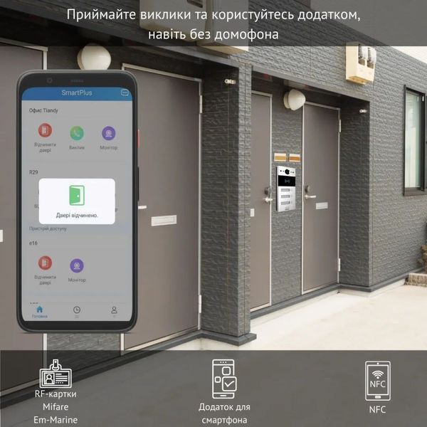 IP-вызывная панель 2 Мп Akuvox R20B X3 OW на 3 абонента