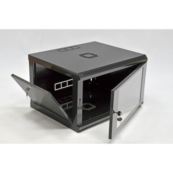 Шафа серверна CMS 6U 600 x 500 x 373 UA-MGSWL65B для мережевого обладнання 201526 фото
