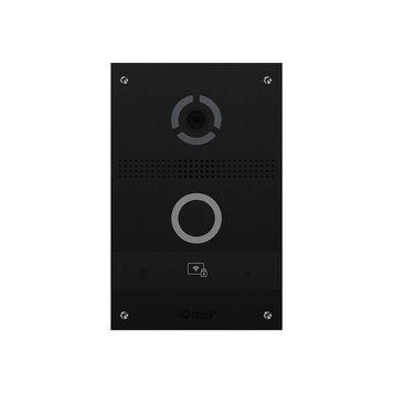 IP вызывная панель Bas-IP AV-08FBL black с распознанием лиц и считывателем UKEY