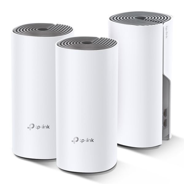 Домашня Mesh Wi-Fi система TP-LINK DECO E4 3PK AC1200 2xFE LAN/WAN MU-MIMO (DECO-E4-3-PACK) 143687 фото
