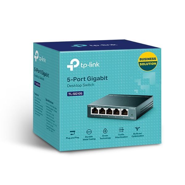 Коммутатор TP-Link TL-SG105 5-портовый гигабитный неуправляемый 144810 фото