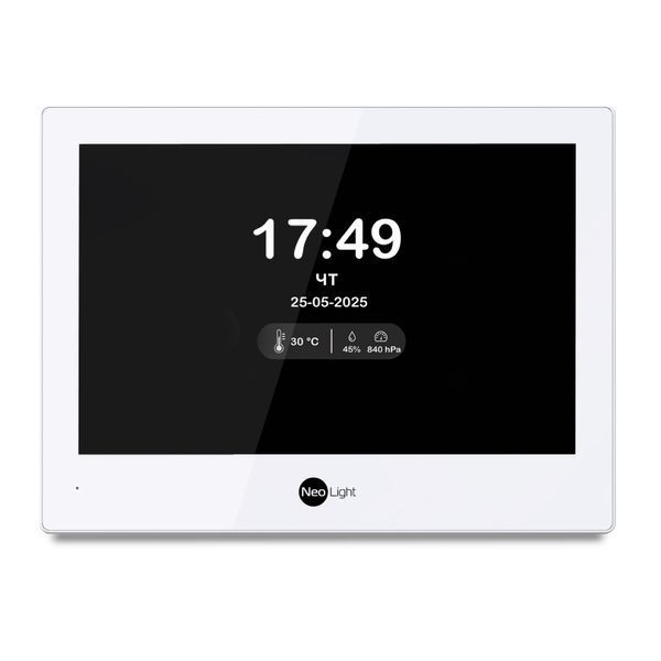 Гибридный видеодомофон 8" Neolight ALPHA Hybrid white с Wi-Fi 301753 фото