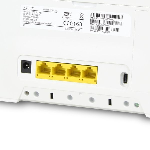 Комплект 4G LTE беспроводной маршрутизатор WCDMA:B1/8 + антенна 698-960 (B593) 270369 фото