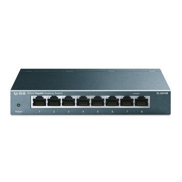 Коммутатор TP-Link TL-SG108 8-портовый гигабитный неуправляемый