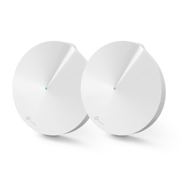 Домашняя Mesh Wi-Fi система TP-LINK DECO M9 plus 2PK AC2200 2xGE LAN/WAN 1xUSB 2.0 MU-MIMO Zigbee 3-band (DECO-M9-PLUS-2-PACK) 143713 фото