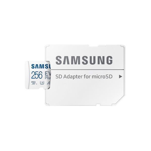 Карта памяти Samsung Evo Plus microSDXC 256GB UHS-I U3 V30 A2 + SD адаптер (MB-MC256SA/EU) 301618 фото