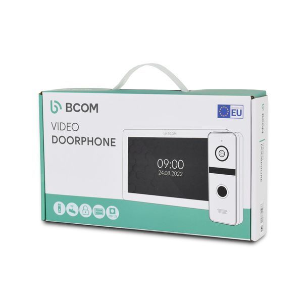 Комплект видеодомофона BCOM BD-780 Black Kit: видеодомофон 7" и видеопанель