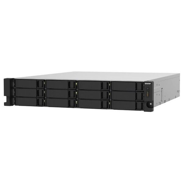Система хранения данных QNAP TS-1253DU-RP-4G с 12 отсеками для дисков, 4GB RAM, стоечное исполнение 2U