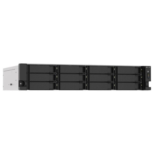 Система хранения данных QNAP TS-1253DU-RP-4G с 12 отсеками для дисков, 4GB RAM, стоечное исполнение 2U