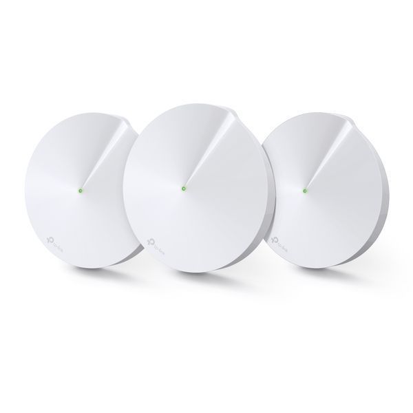 Домашня Mesh Wi-Fi система TP-LINK DECO M9 plus 3PK AC2200 2xGE LAN/WAN 1xUSB 2.0 MU-MIMO Zigbee 3-band (DECO-M9-PLUS-3-PACK) 118132 фото