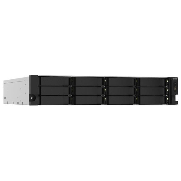 Система хранения данных QNAP TS-1253DU-RP-4G с 12 отсеками для дисков, 4GB RAM, стоечное исполнение 2U