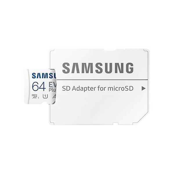 Карта пам'яті Samsung Evo Plus microSDXC 64GB UHS-I U1 V10 A1 + SD адаптер (MB-MC64SA/EU) 301704 фото