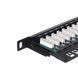 Патч-панель Hypernet 24 порта UTP 0.5U кат. 6е 19" PP-UTP6-24-WMR-05U 175430 фото 2