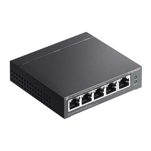 Комутатор TP-LINK TL-SG1005LP 5xGE/4xPoE+ 40W некерований 250м 144835 фото