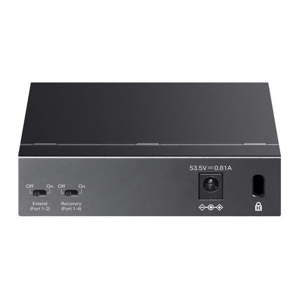 Комутатор TP-LINK TL-SG1005LP 5xGE/4xPoE+ 40W некерований 250м 144835 фото