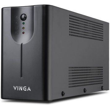 Источник бесперебойного питания Vinga VPE-800MU 800ВА / 480 Вт с LED-индикацией с USB в металлическом корпусе