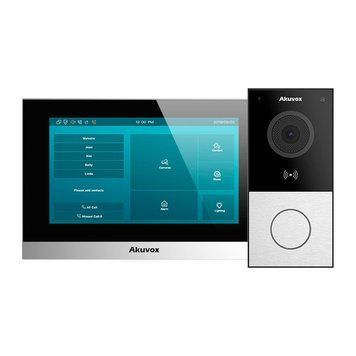 Комплект видеодомофона Akuvox E12W + Akuvox C313N