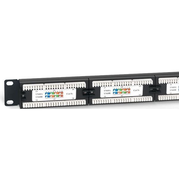 Патч-панель Hypernet 24-порти UTP кат. 5Е 19" PP-KUTP24-NM 118599 фото