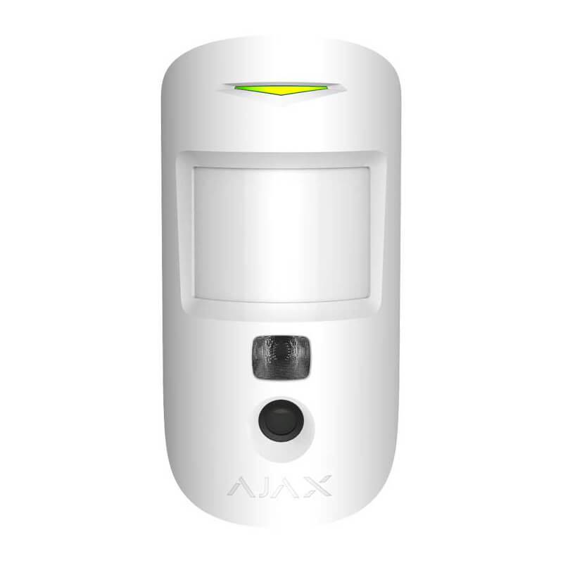 Бездротовий датчик руху Ajax MotionCam (PhOD) білий з підтримкою фотоверифіціції / Датчики