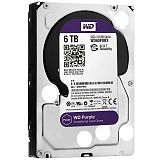 Жесткий диск WD 3.5 SATA 3.0 6TB IntelliPower 64Mb Cache Purple 6TB